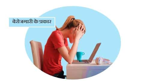 बेरोजगारी के प्रकार । Types of unemployment in Hindi