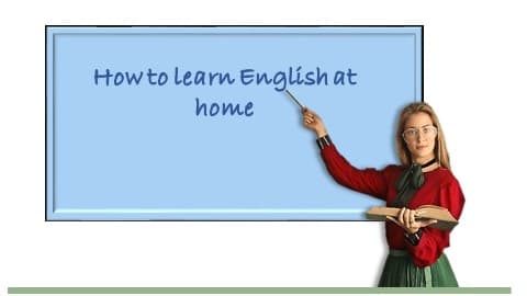 How to learn English at home