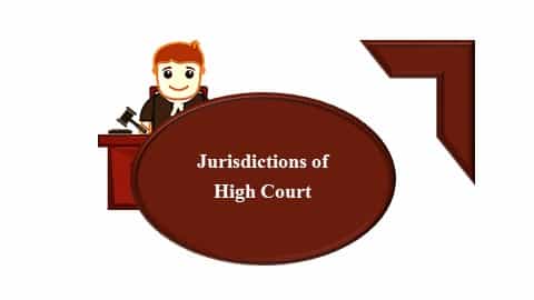 उच्च न्यायालय के क्षेत्राधिकार