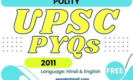 UPSC Polity PYQs 2011 Test [Hindi/Eng.]