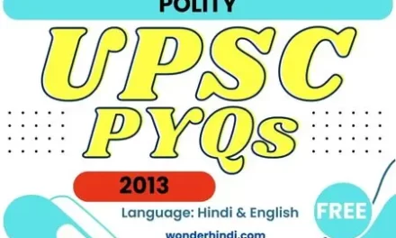 UPSC Polity PYQs 2013 Test [Hindi/English]