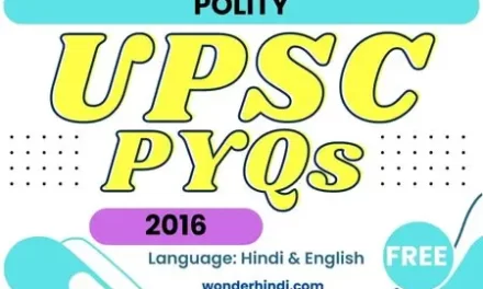 UPSC Polity PYQs 2016 Test [Hindi/English]
