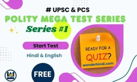 Polity Mega Test Series #1 for UPSC [Free]