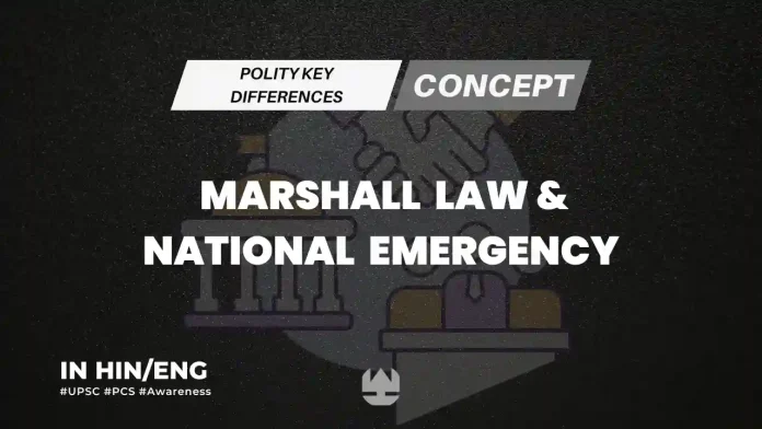Marshall law and National emergency